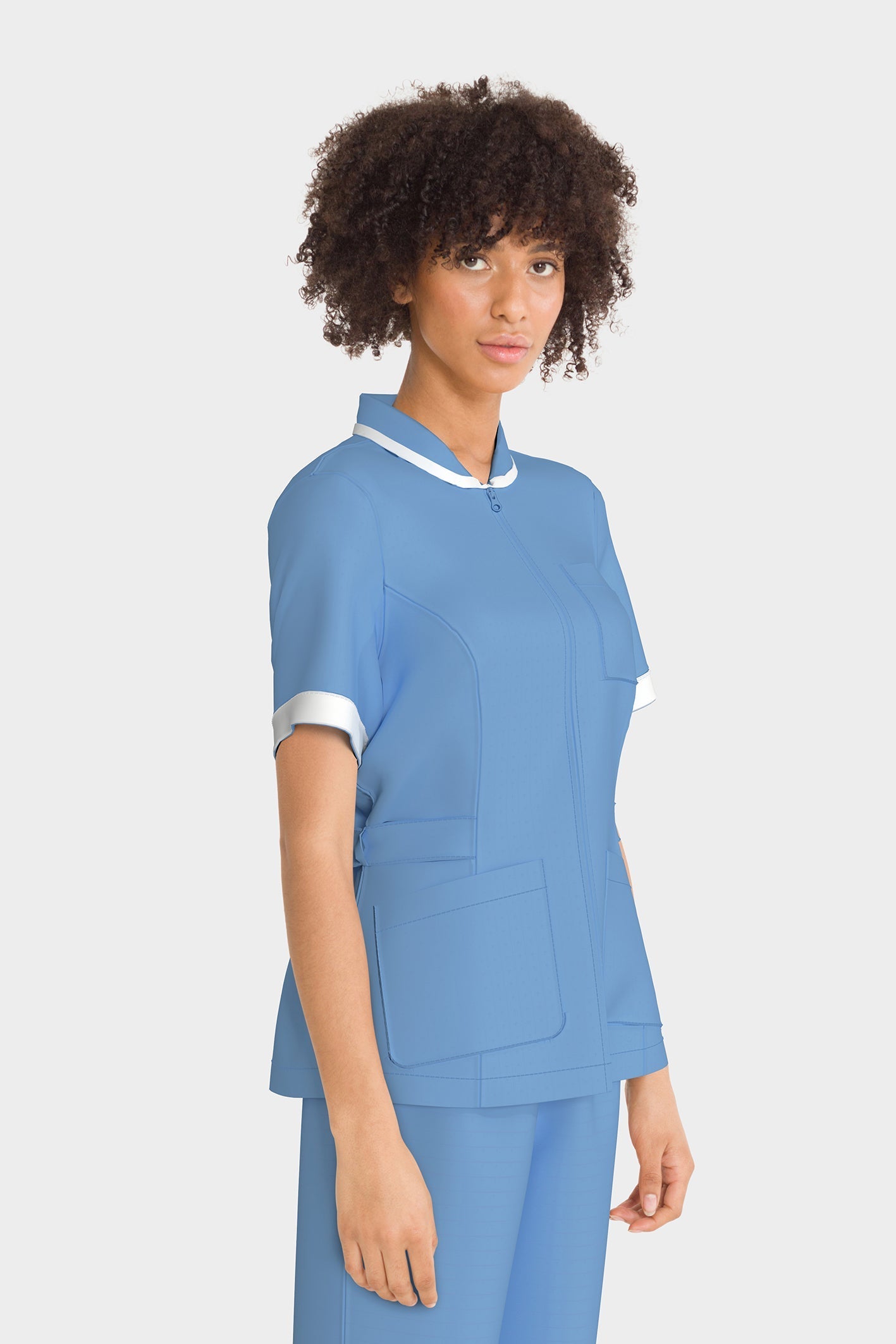 Women's BioNTex™ Zipped Shirket with Contrast Trim